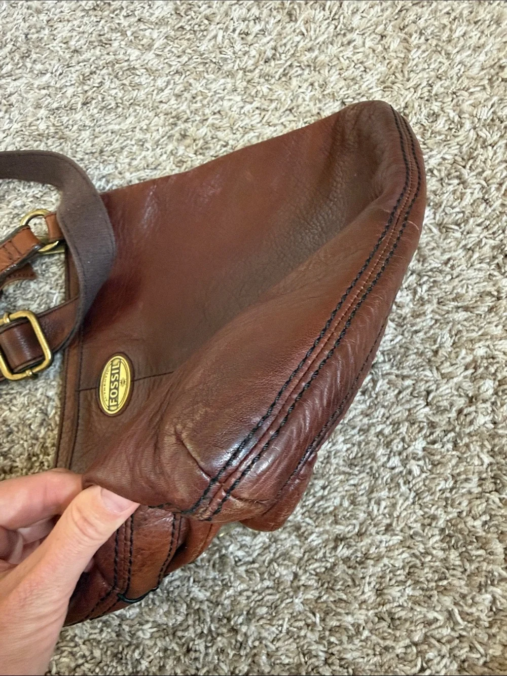 FOSSIL Leather Crossbody Bag
